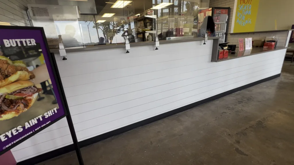 Restaurant Counter Remodel at Hot Chi Chicken on 87th Street in Chicago