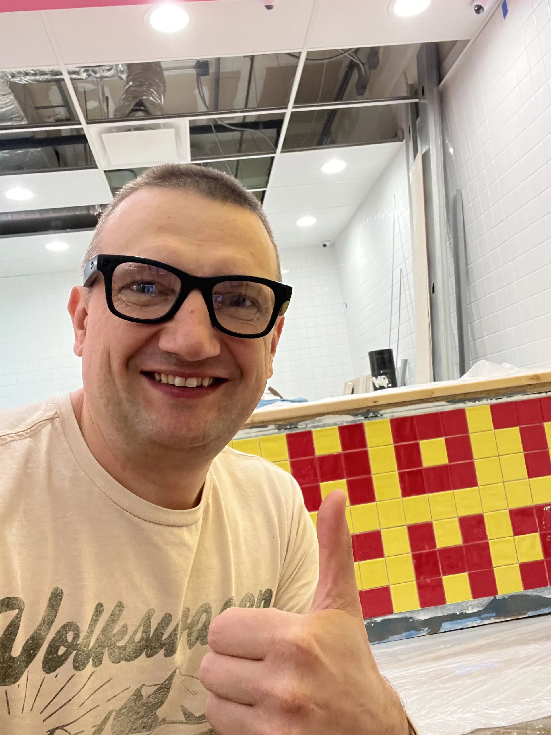 hotchiyellowredcountertilefrontprogresschicago Handyman Services in Chicago