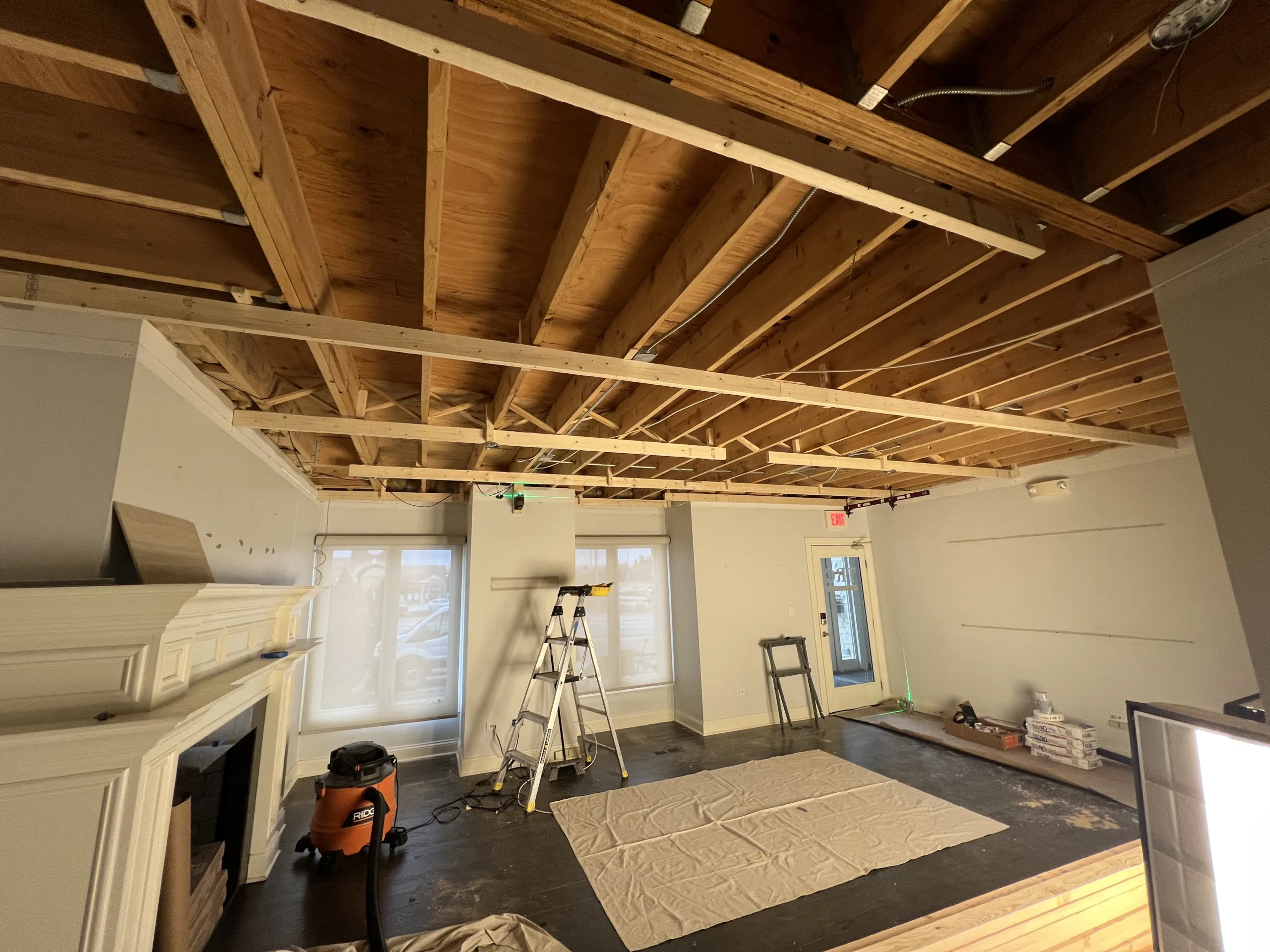 officeceilingfurringstripsandexposedjoists Handyman Services in Chicago